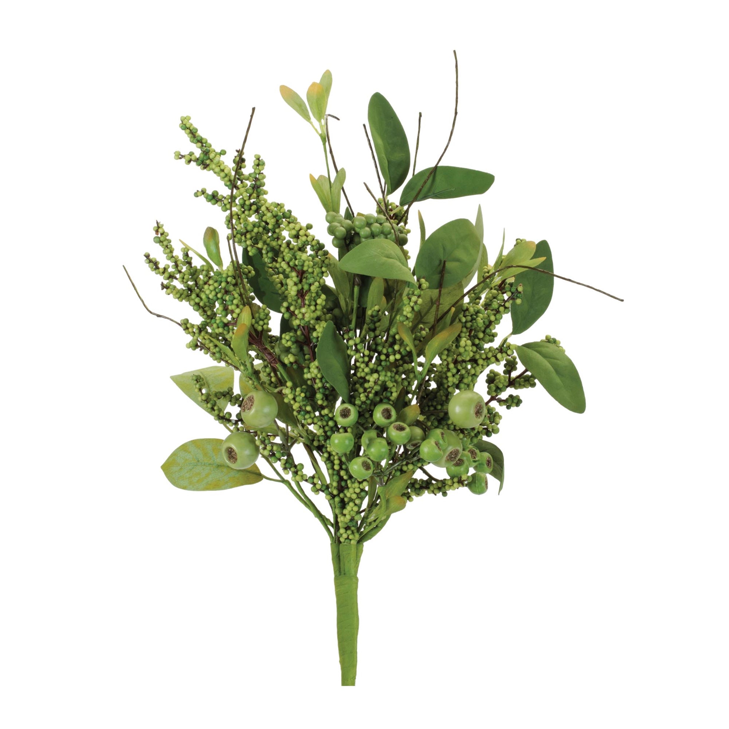 Mixed Berry Decorative Bush (Set of 2)