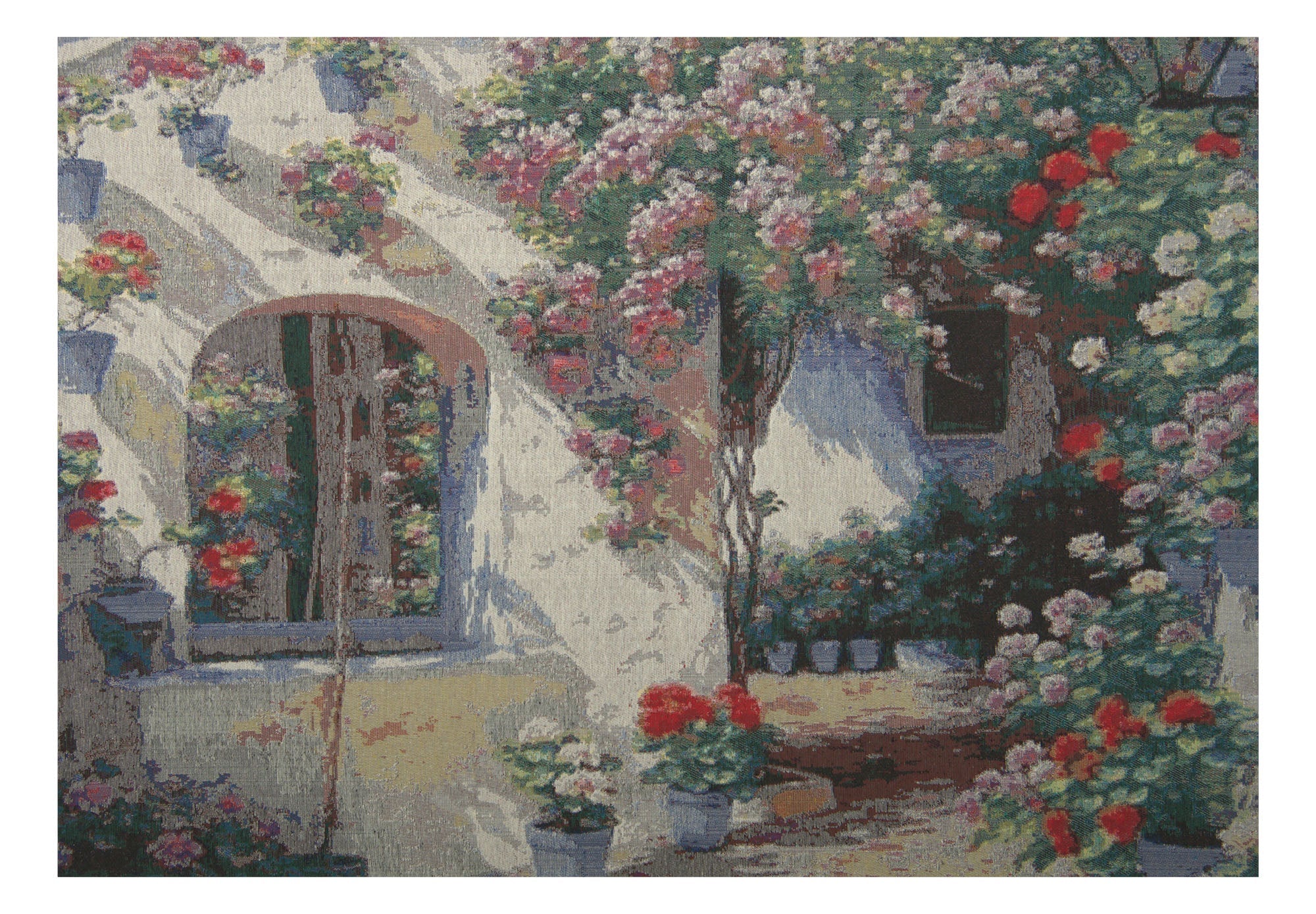 Cordoba Patio Stretched Wall Tapestry