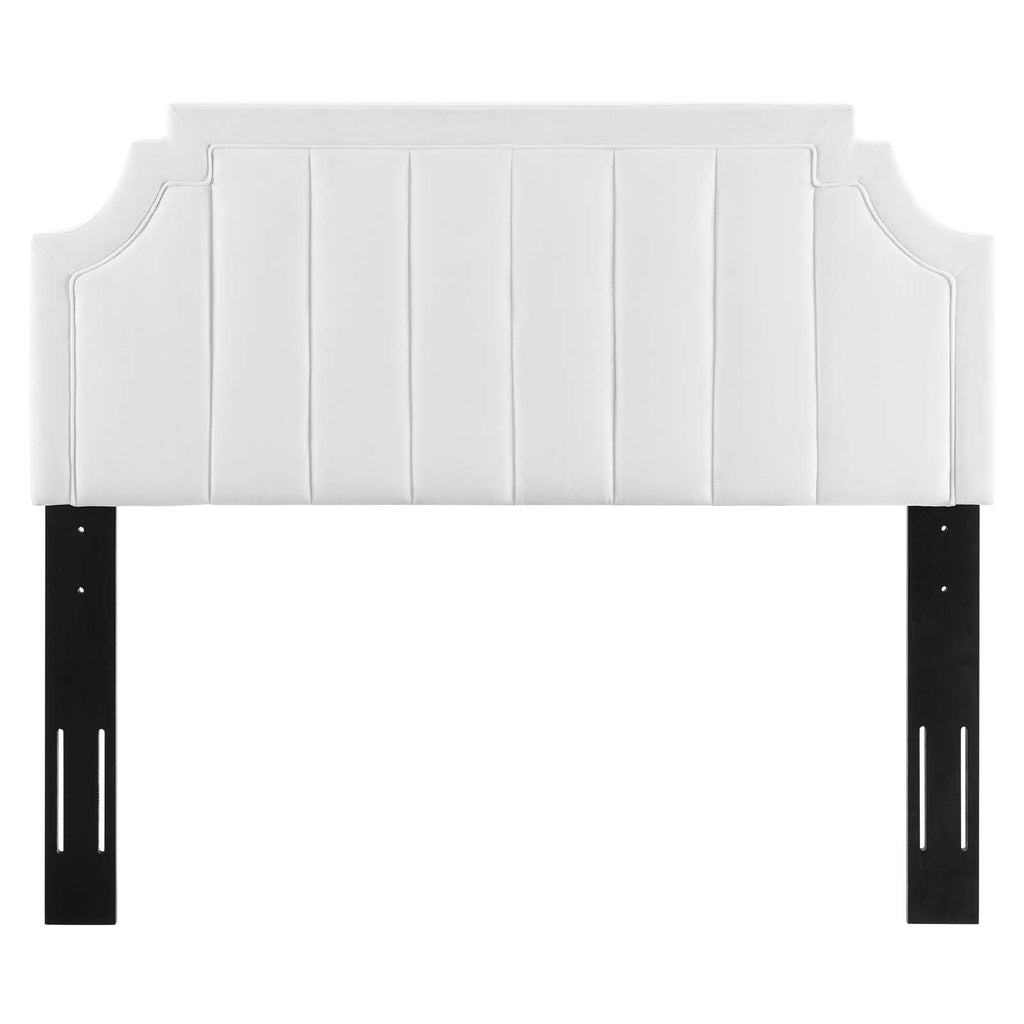 Alyona Channel Tufted Performance Velvet Full/Queen Headboard by Modway