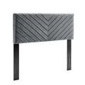Alyson Angular Channel Tufted Performance Velvet Full / Queen Headboard by Modway