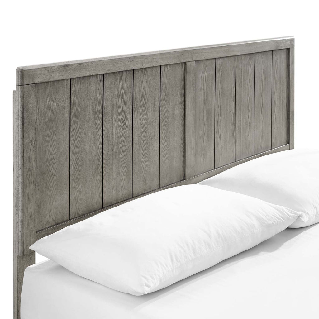 Alana Wood King Platform Bed With Angular Frame by Modway
