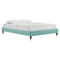 Harlow Performance Velvet Queen Platform Bed Frame by Modway
