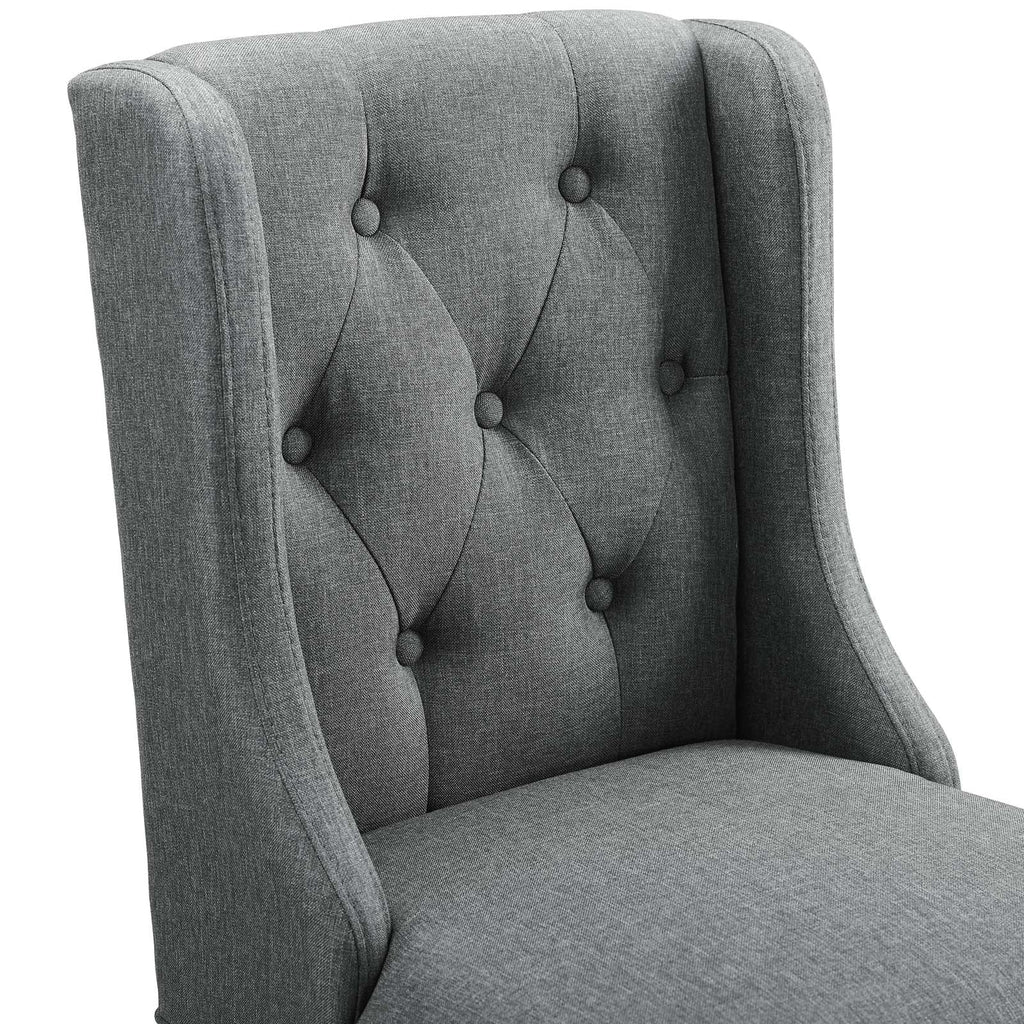 Baronet Upholstered Fabric Counter Bar Stool Set of 2 by Modway