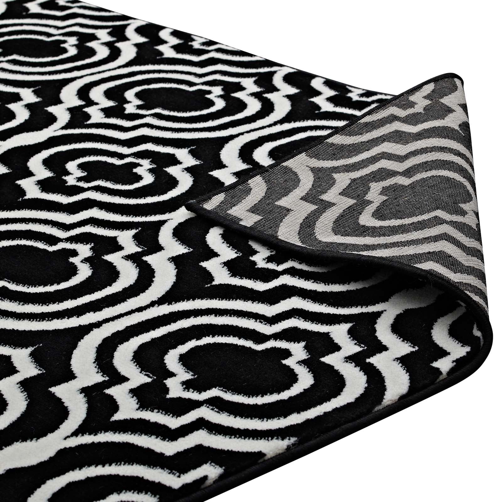Frame Transitional Moroccan Trellis 8x10 Area Rug by Modway