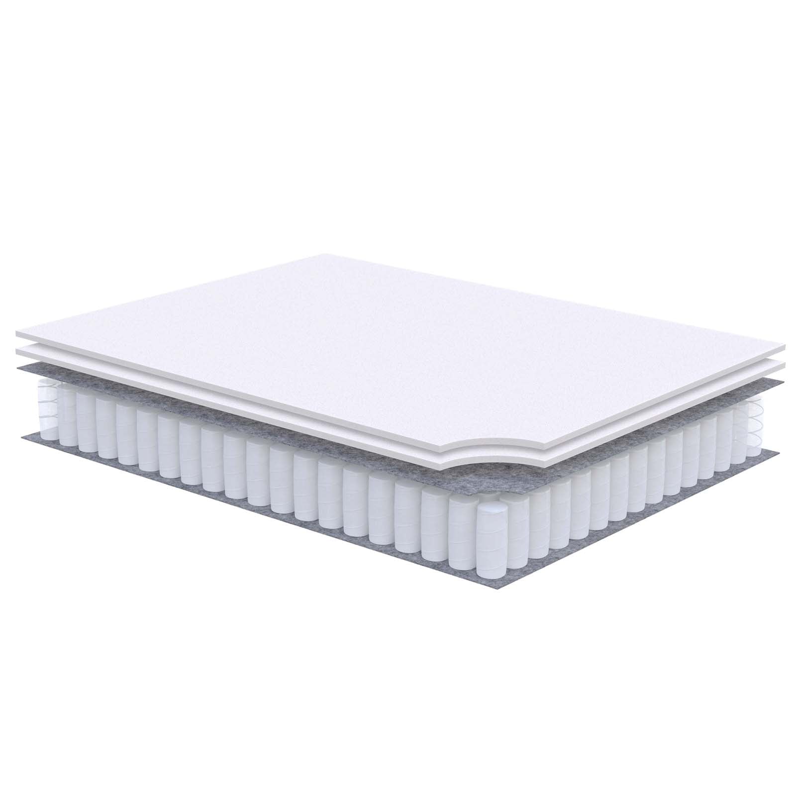 Jenna 10" Innerspring and Foam King Mattress by Modway