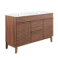 Render 48" Double Sink Bathroom Vanity by Modway