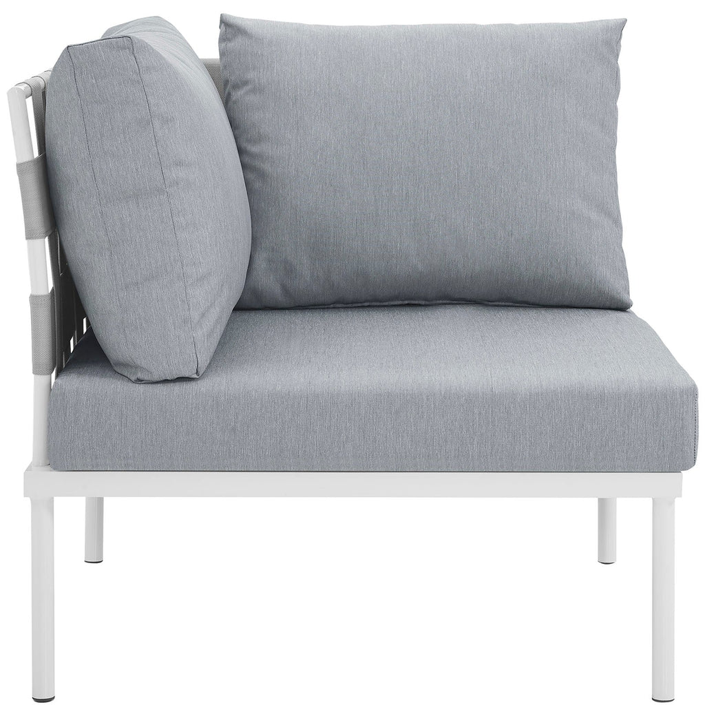 Harmony Outdoor Patio Aluminum Corner Sofa by Modway