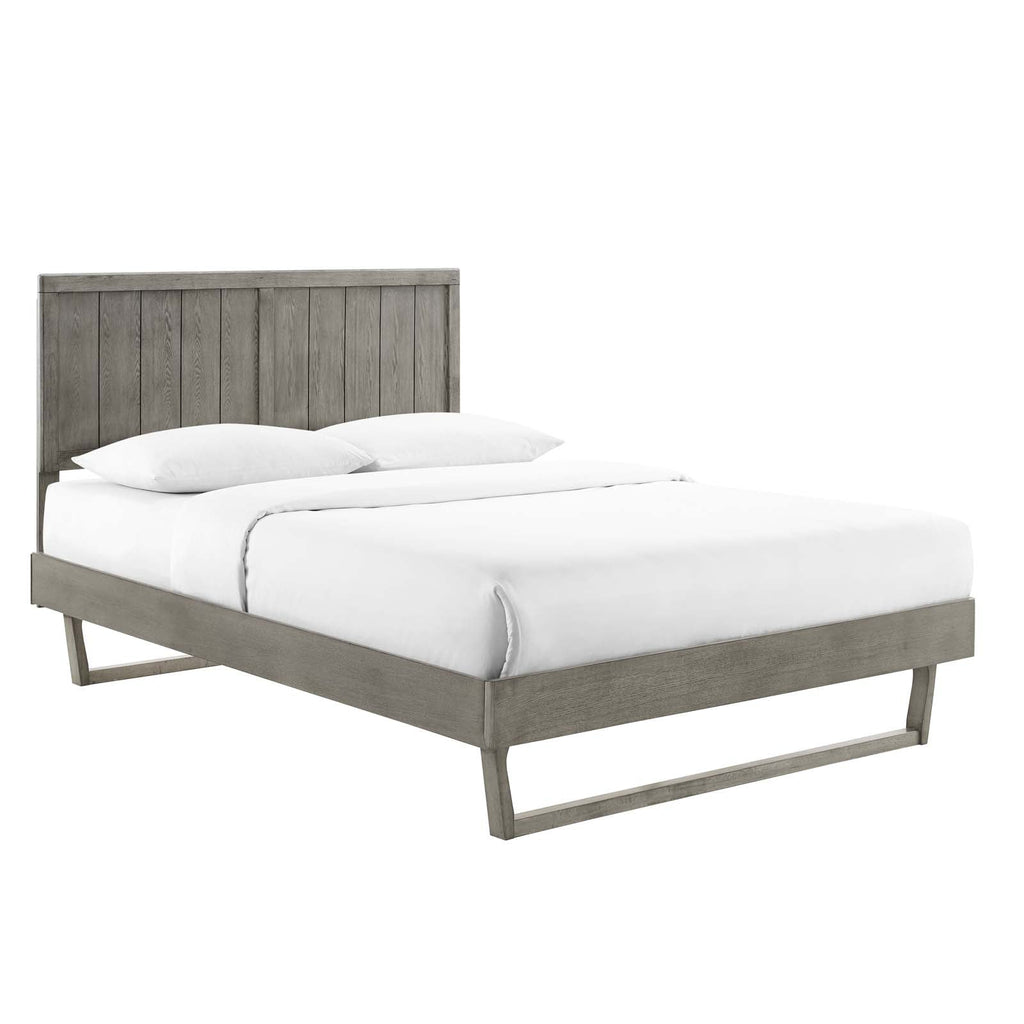 Alana Wood Twin Platform Bed With Angular Frame by Modway