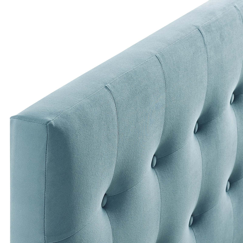 Emily Biscuit Tufted Performance Velvet Queen Headboard by Modway