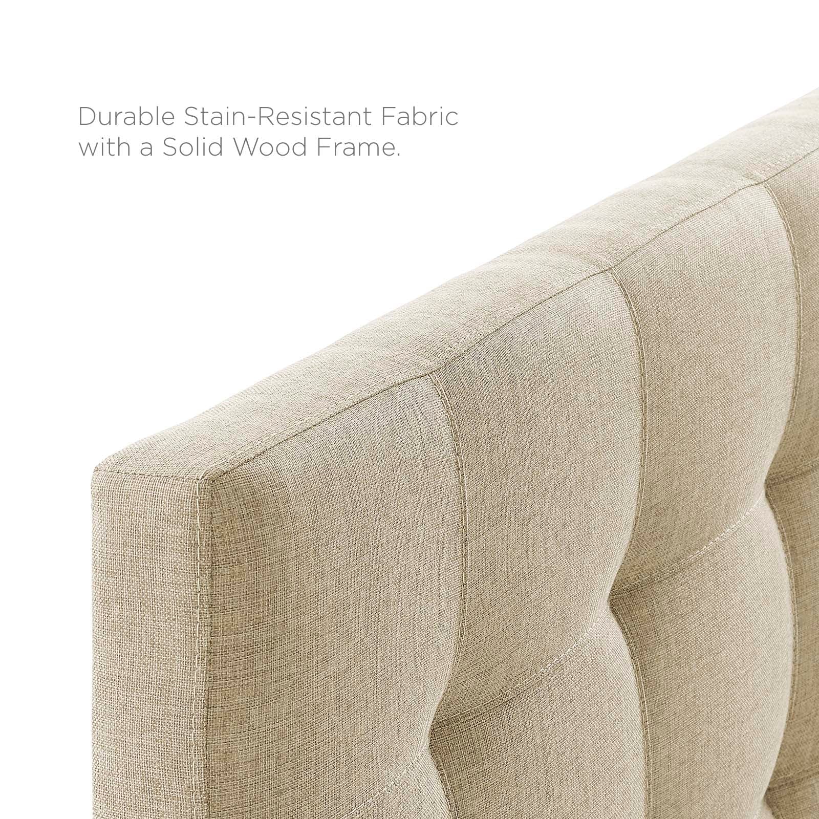 Lily Upholstered Fabric Queen Headboard by Modway