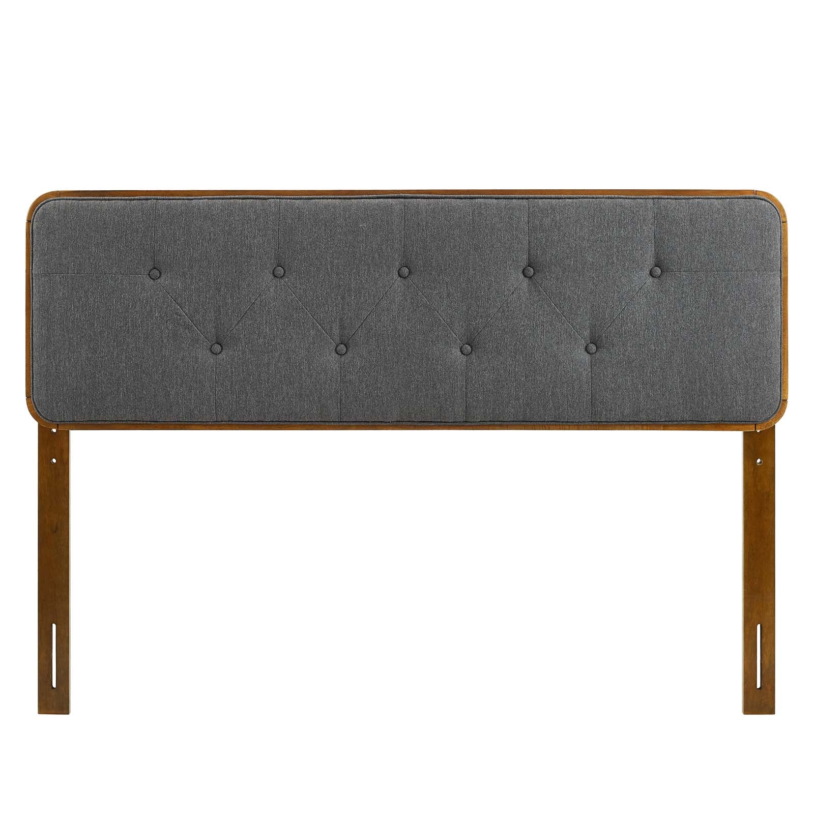 Collins Tufted Fabric and Wood Full Headboard by Modway