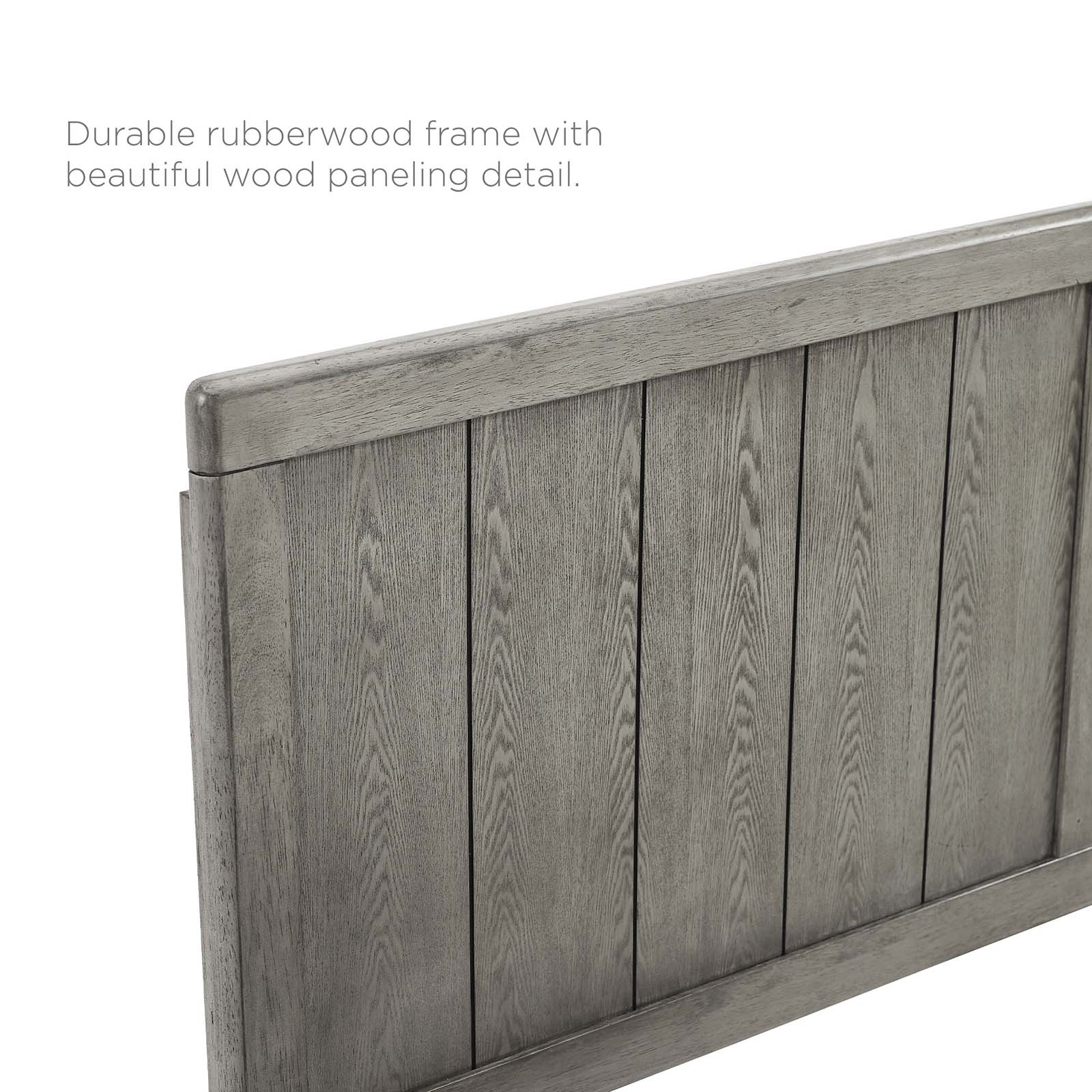 Alana Wood King Platform Bed With Angular Frame by Modway