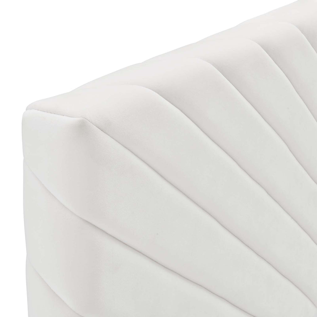 Alyson Angular Channel Tufted Performance Velvet Full / Queen Headboard by Modway