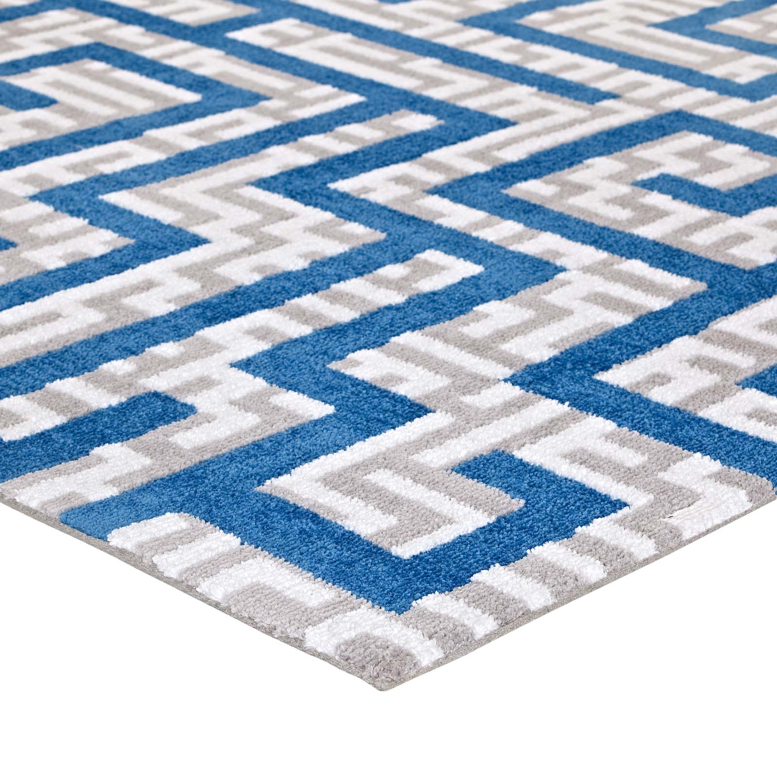 Nahia Geometric Maze 8x10 Area Rug by Modway