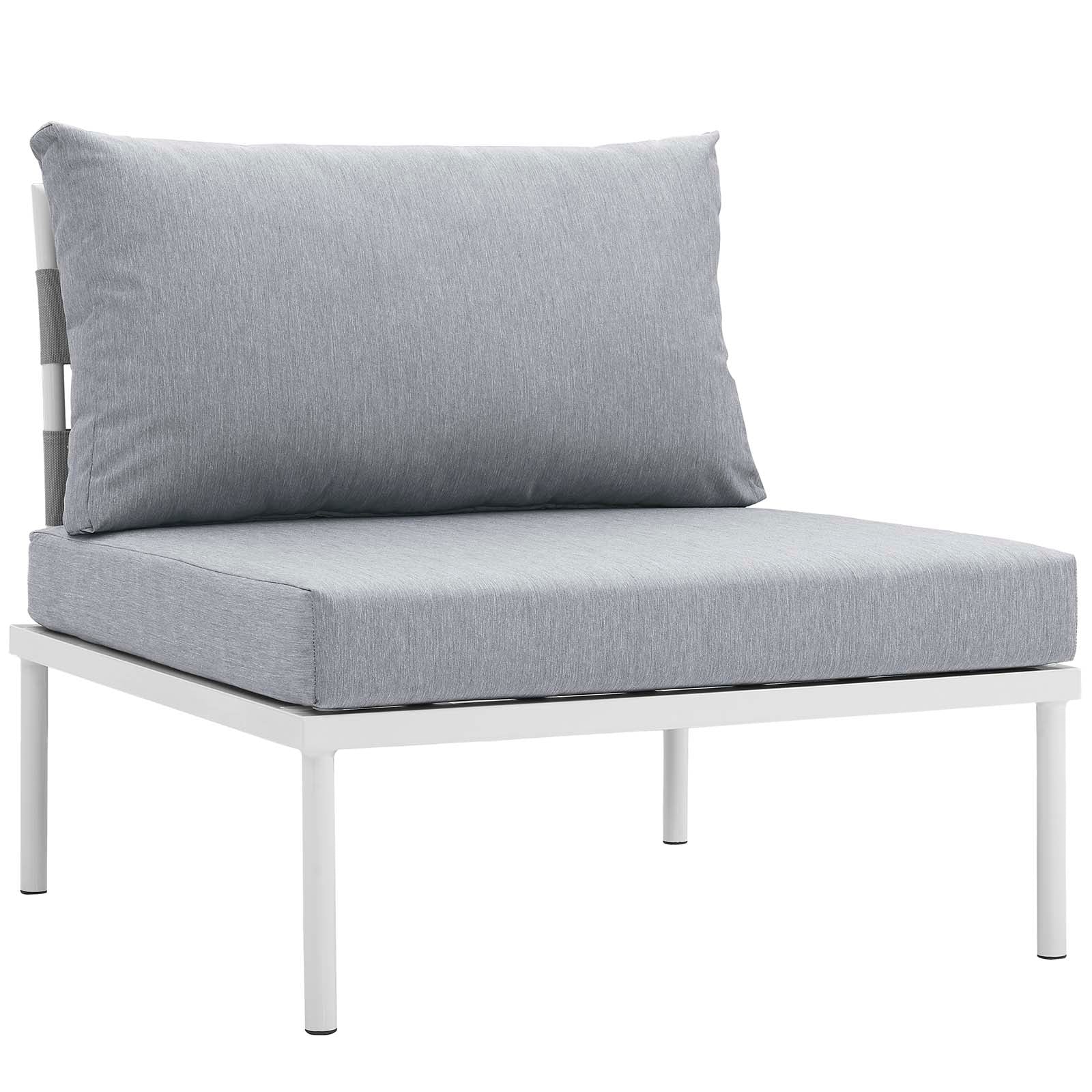 Harmony 10 Piece Outdoor Patio Aluminum Sectional Sofa Set by Modway