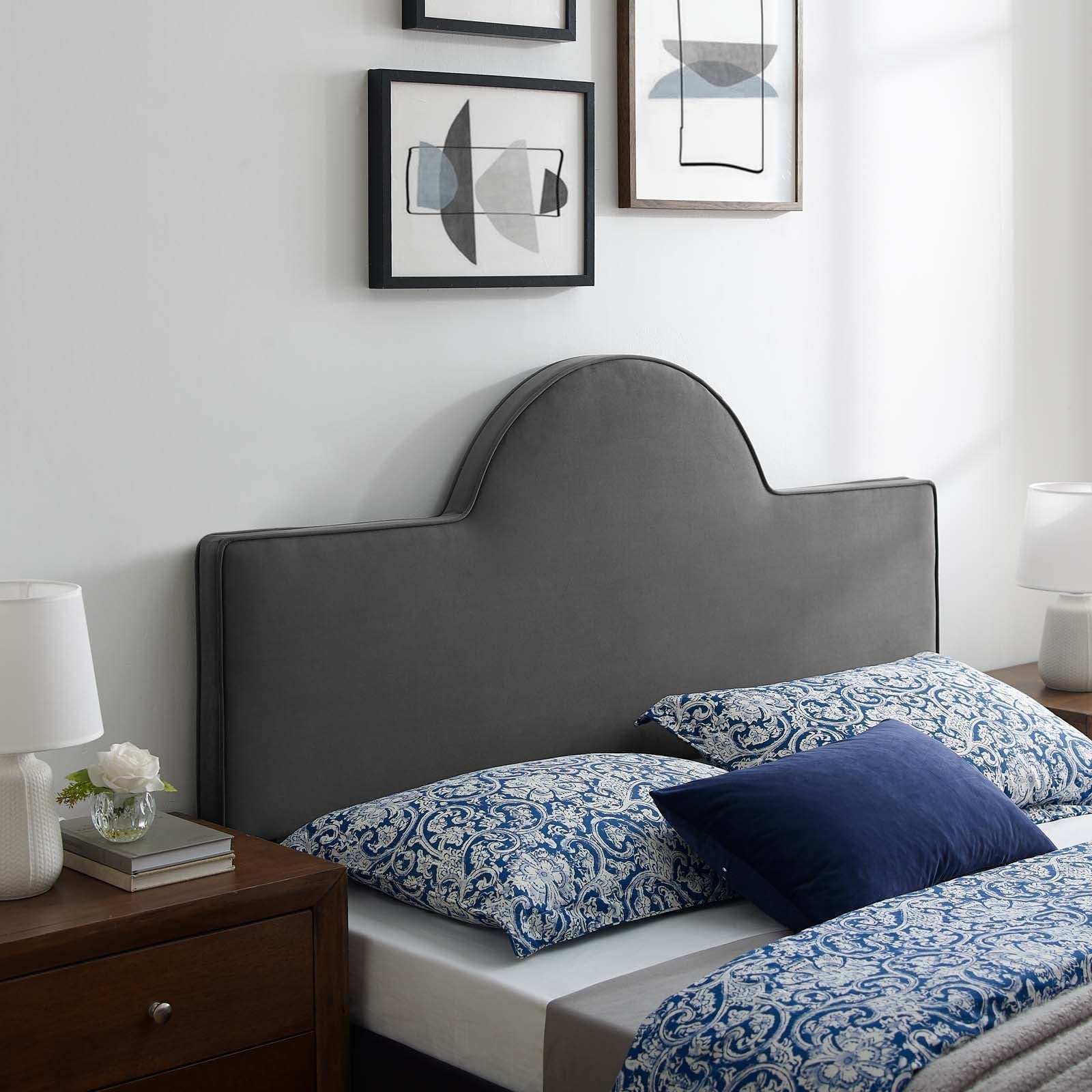 Dawn Performance Velvet Twin Headboard by Modway