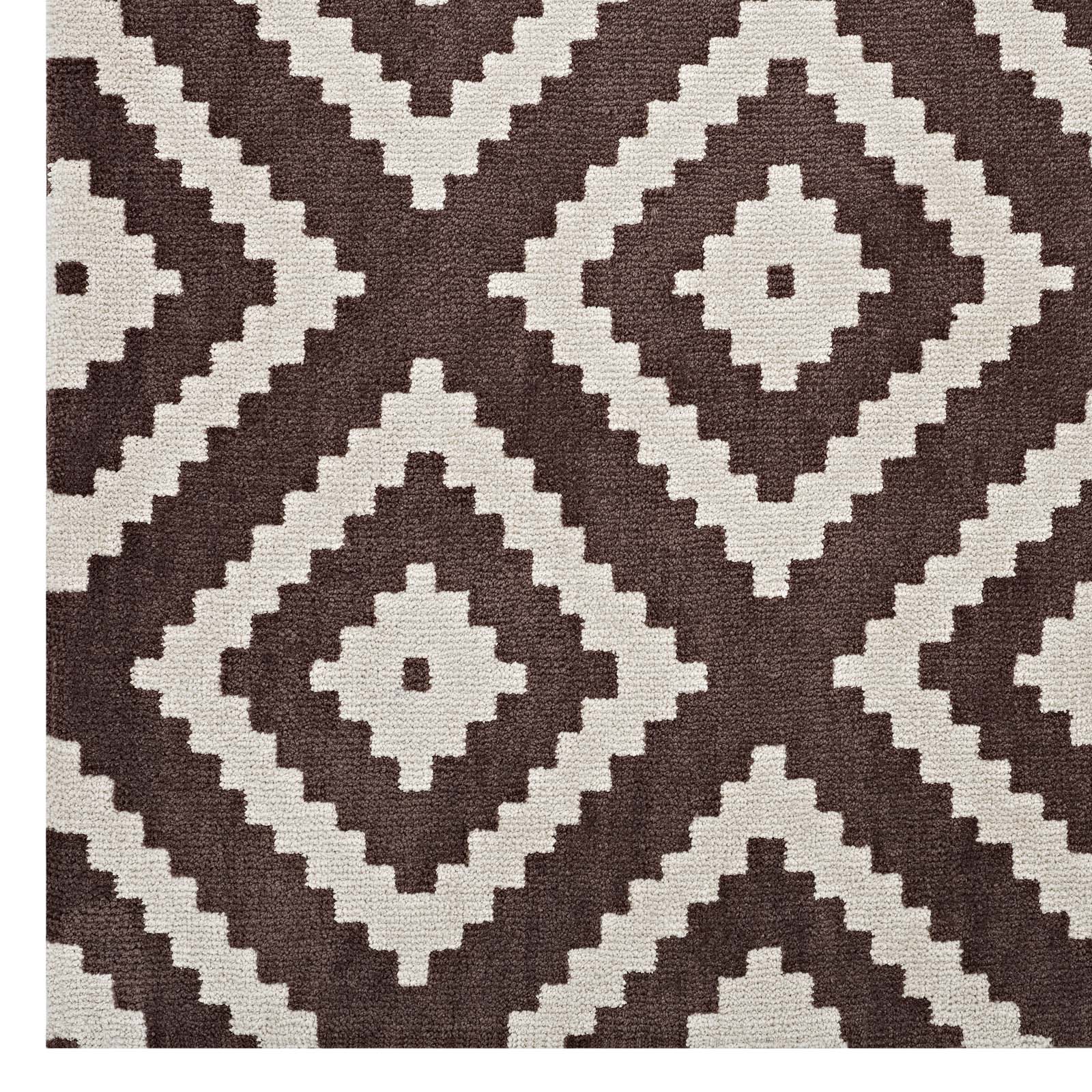 Alika Abstract Diamond Trellis 8x10 Area Rug by Modway