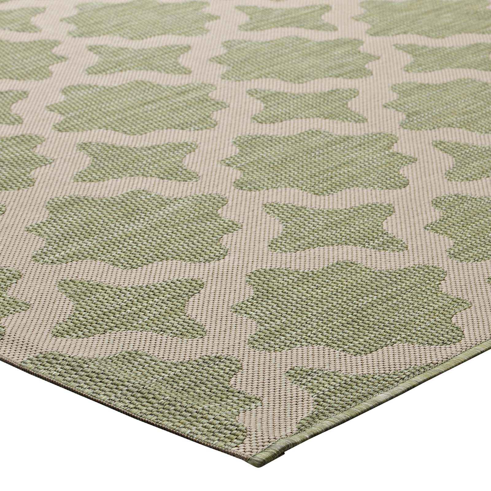 Cerelia Moroccan Trellis Indoor and Outdoor 8x10 Area Rug by Modway