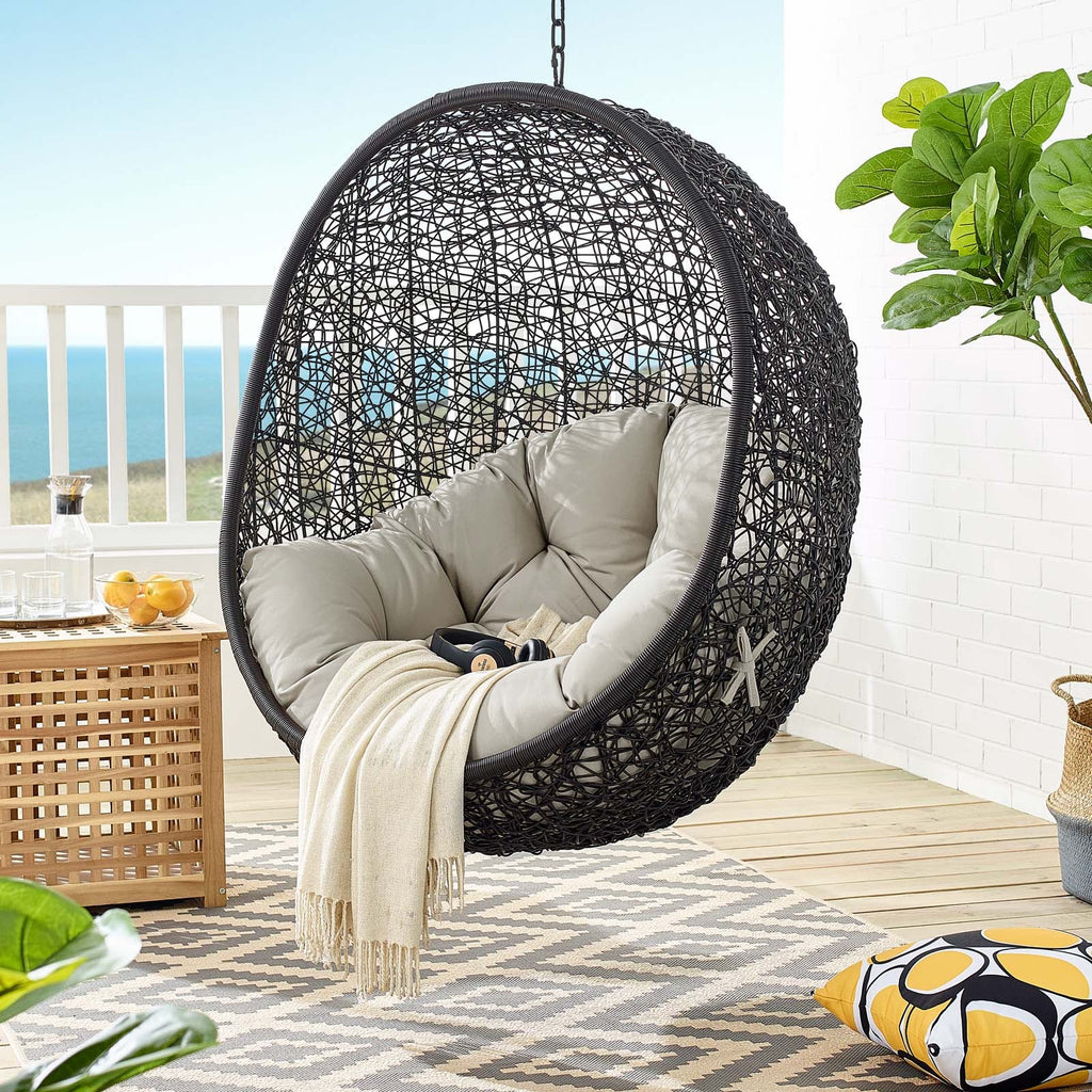 Encase Swing Outdoor Patio Lounge Chair Without Stand by Modway