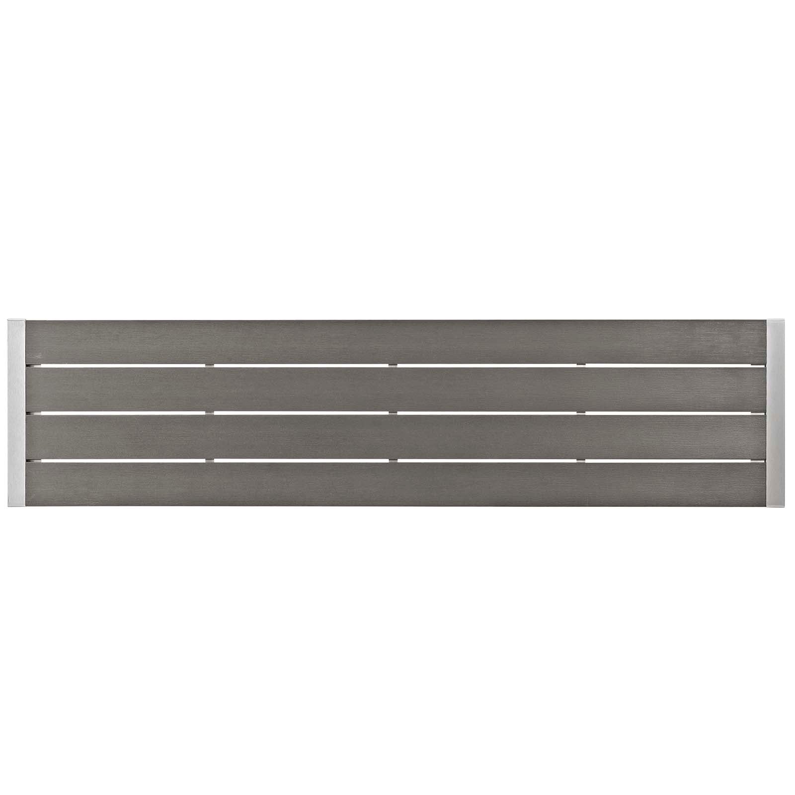 Shore 3 Piece Outdoor Patio Aluminum Dining Set by Modway