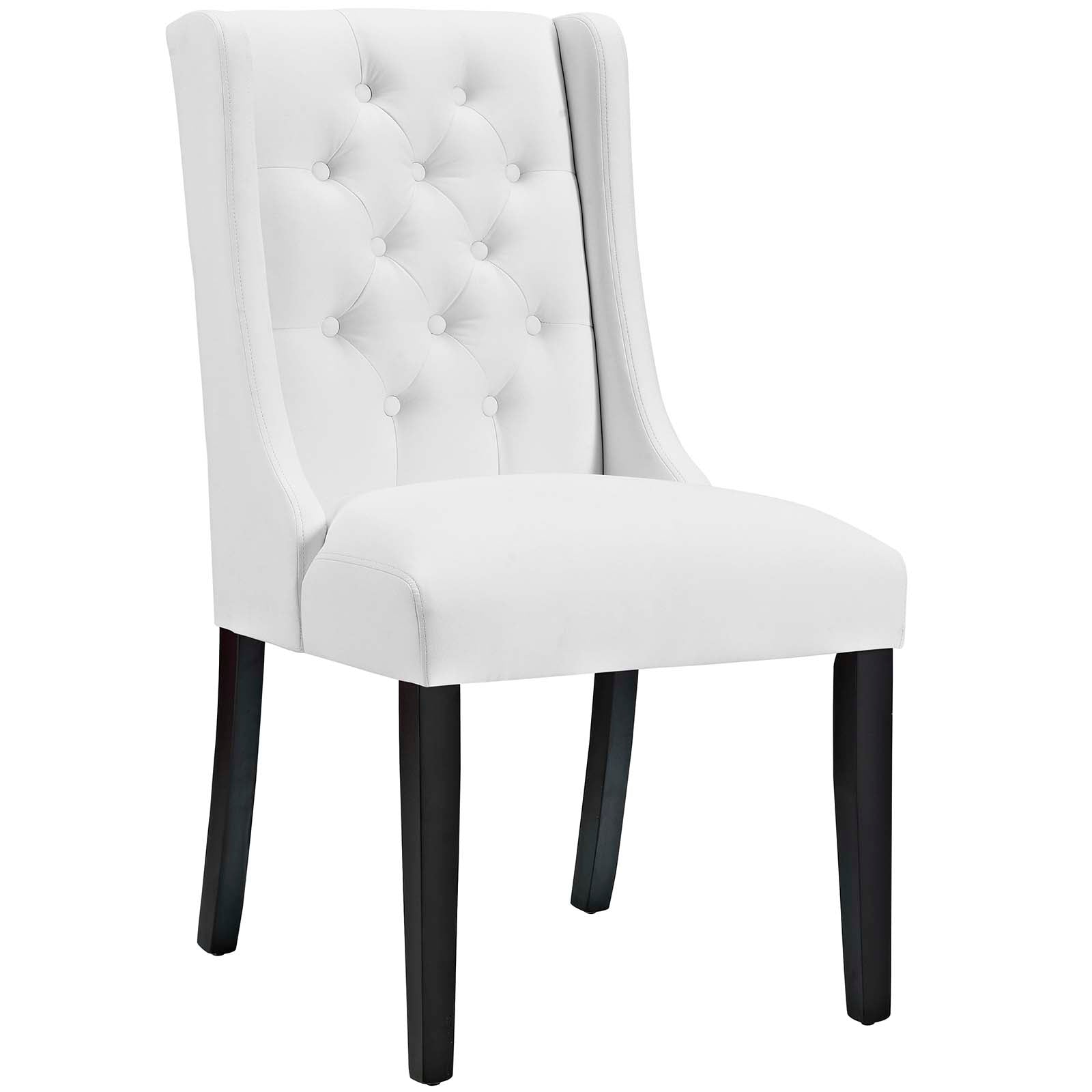 Baronet Button Tufted Vegan Leather Dining Chair by Modway