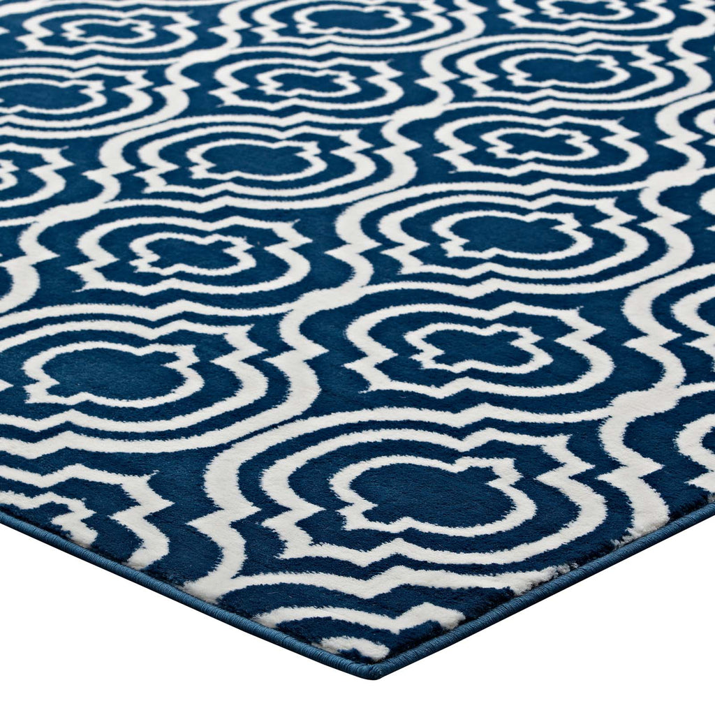 Frame Transitional Moroccan Trellis 5x8 Area Rug by Modway