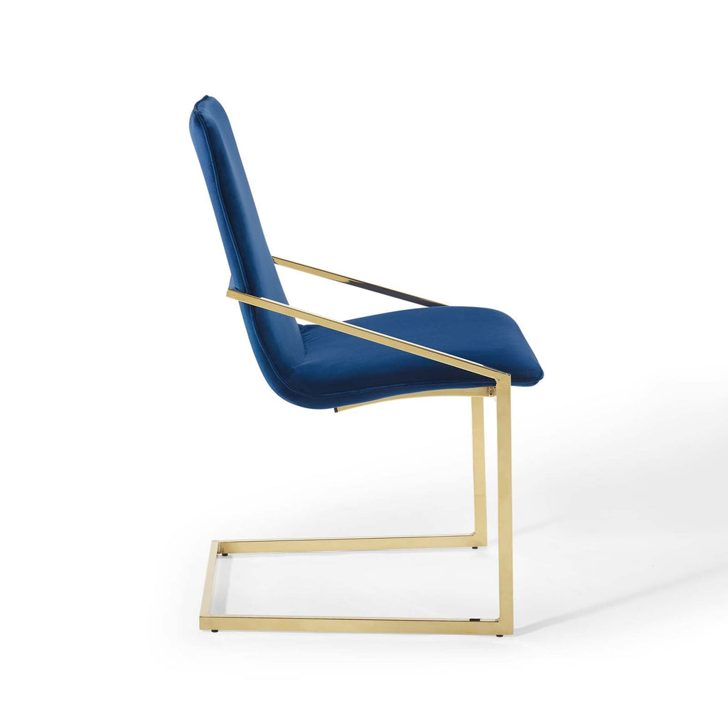 Pitch Performance Velvet Dining Armchair by Modway