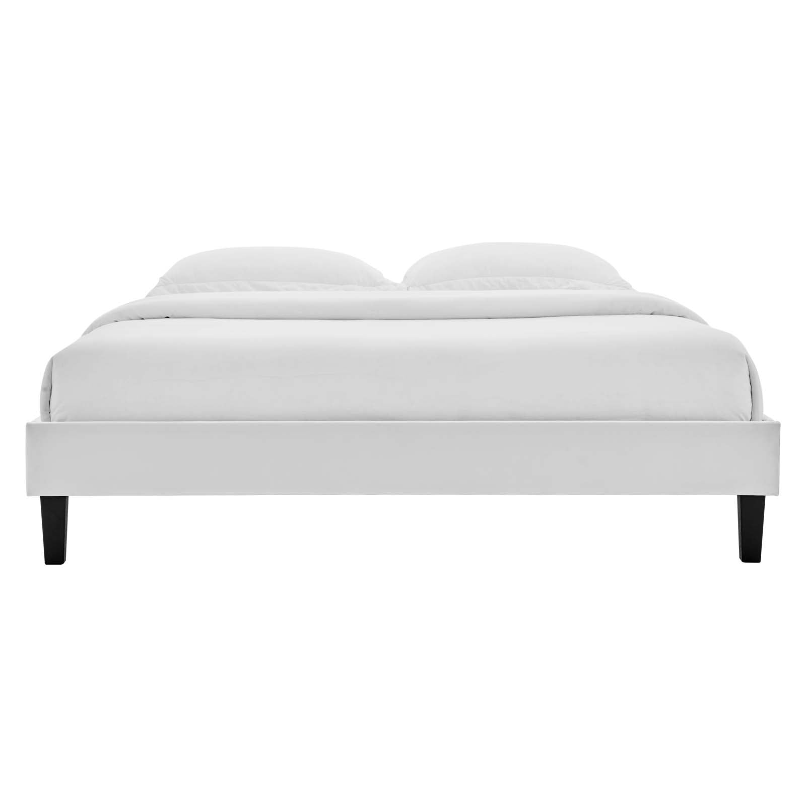 Reign Performance Velvet King Platform Bed Frame by Modway