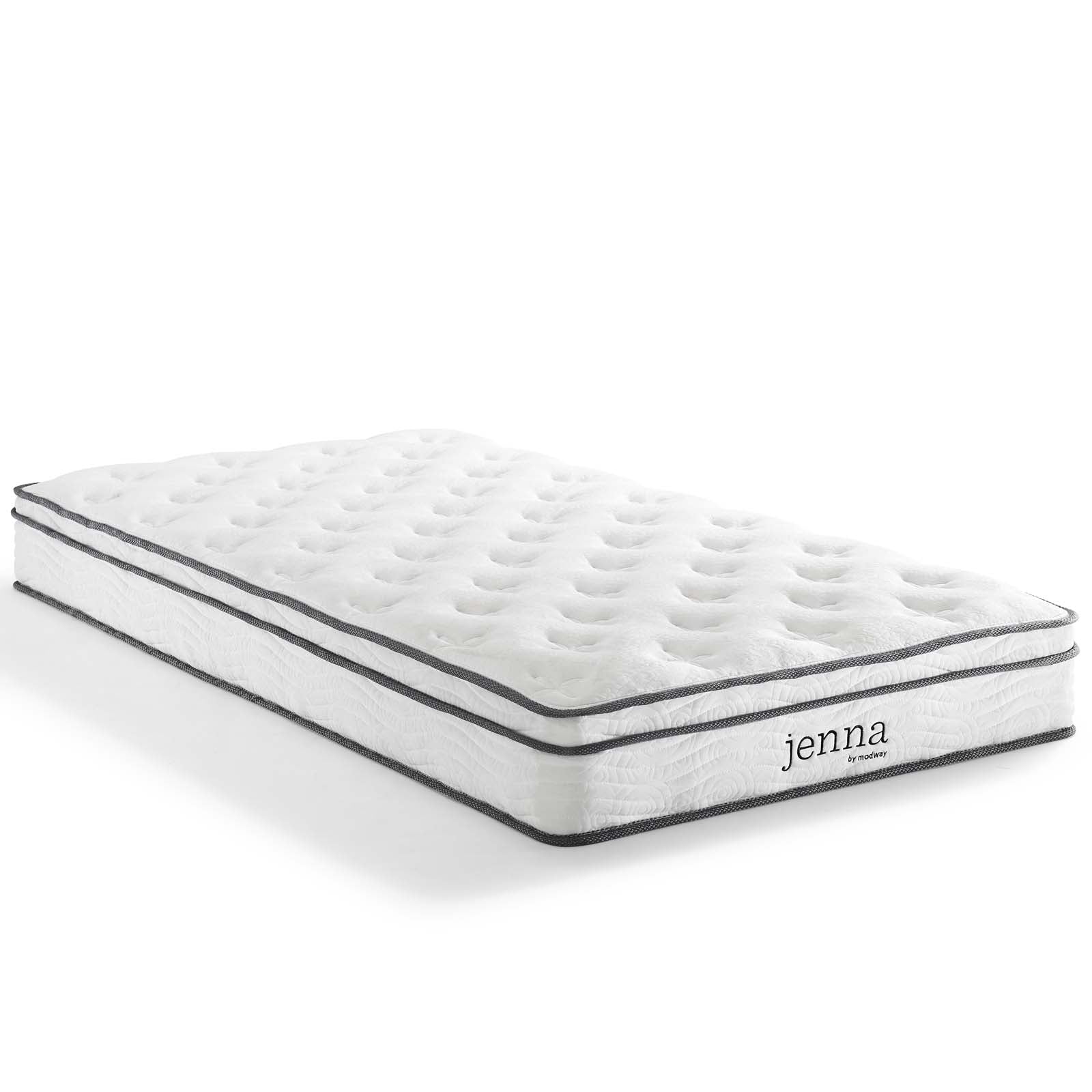 Jenna 8" Innerspring and Foam Twin Mattress by Modway