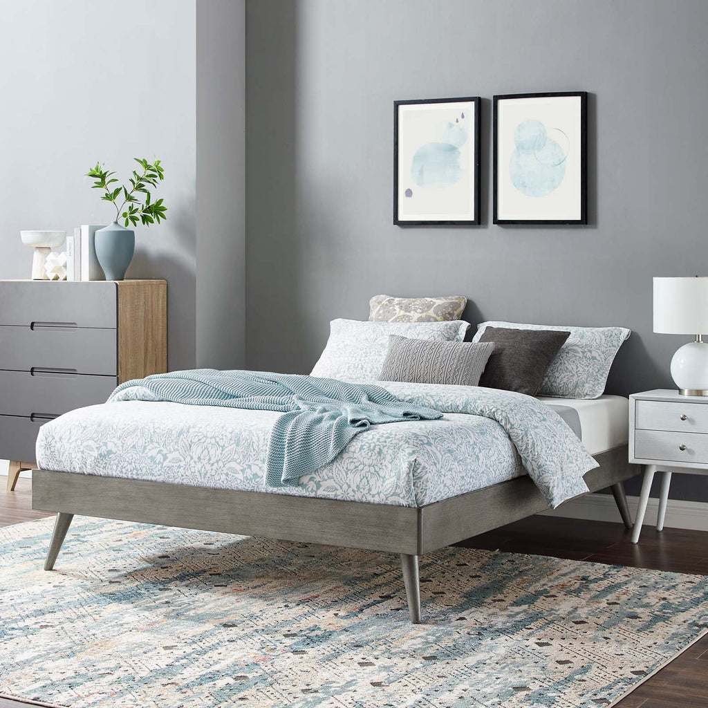 Margo Wood King Platform Bed Frame by Modway