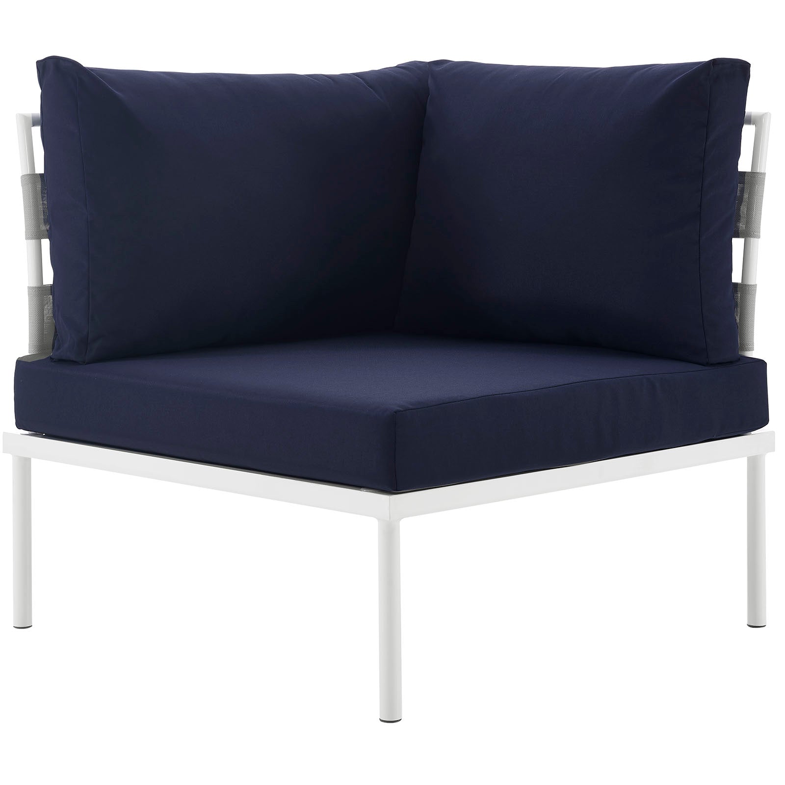 Harmony Outdoor Patio Aluminum Corner Sofa by Modway