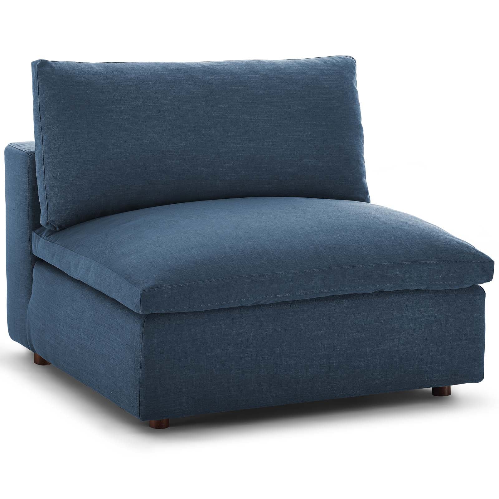 Commix 5-Piece Down Filled Overstuffed Armless Sectional Sofa by Modway