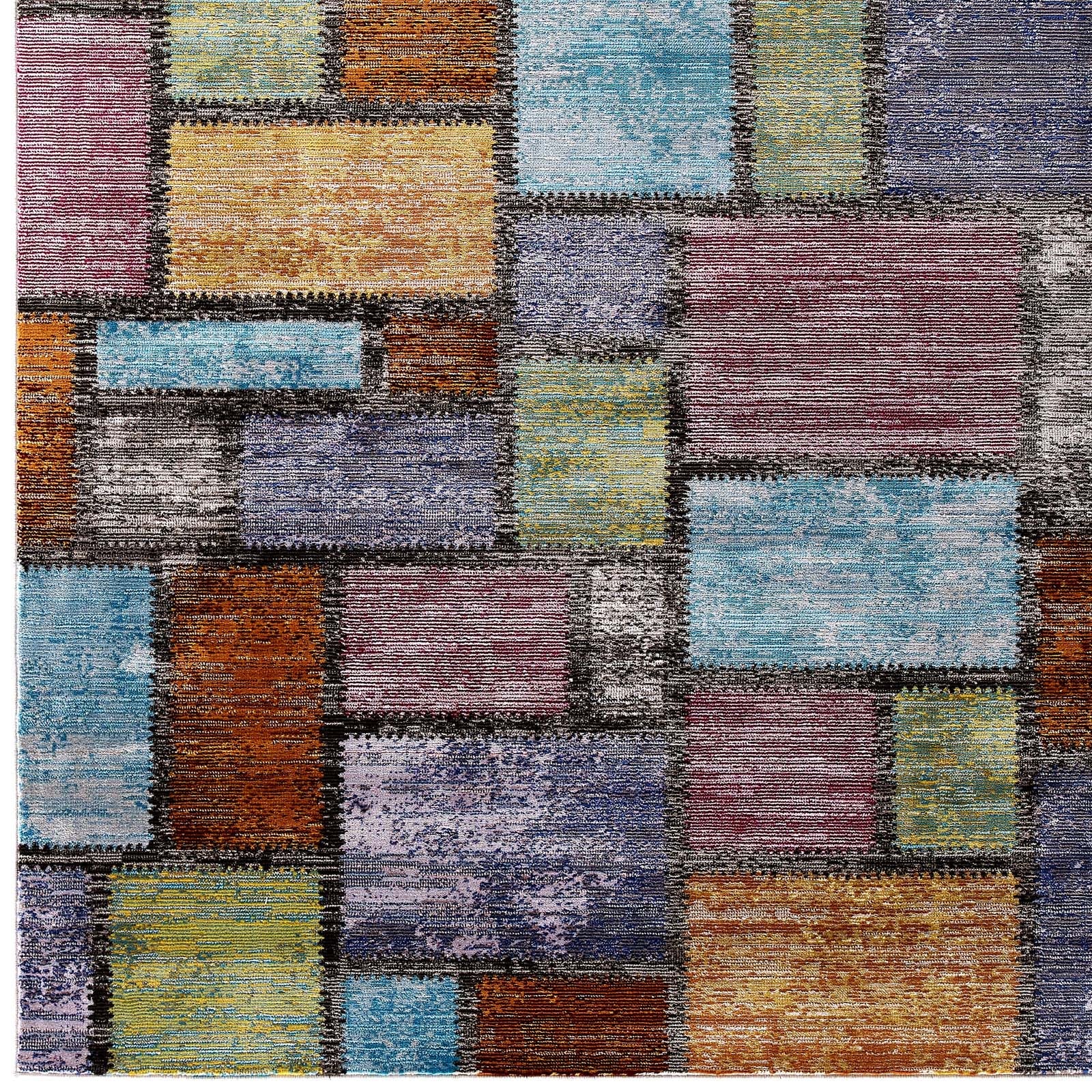 Success Nyssa Abstract Geometric Mosaic 4x6 Area Rug by Modway