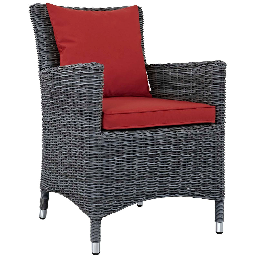 Summon 4 Piece Outdoor Patio Sunbrella¨ Dining Set by Modway