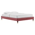 Harlow Performance Velvet Twin Platform Bed Frame by Modway