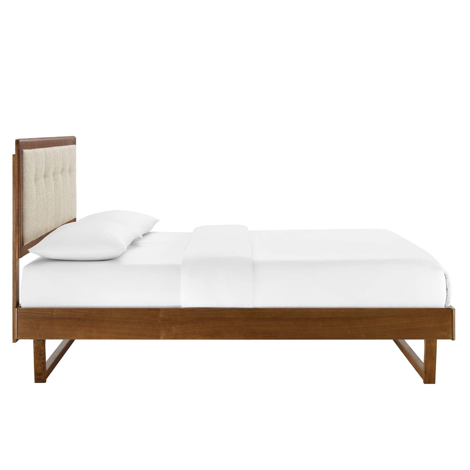 Willow Wood Queen Platform Bed With Angular Frame by Modway
