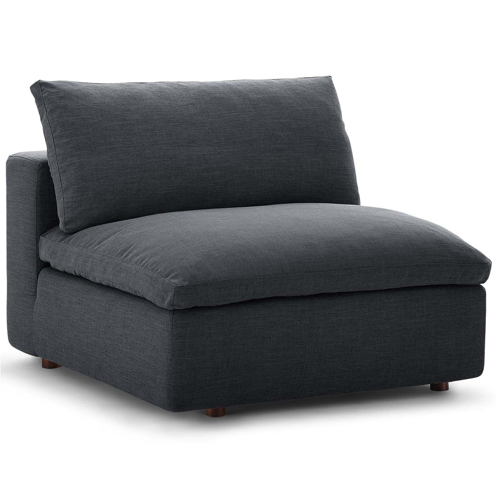 Commix 5-Piece Down Filled Overstuffed Armless Sectional Sofa by Modway