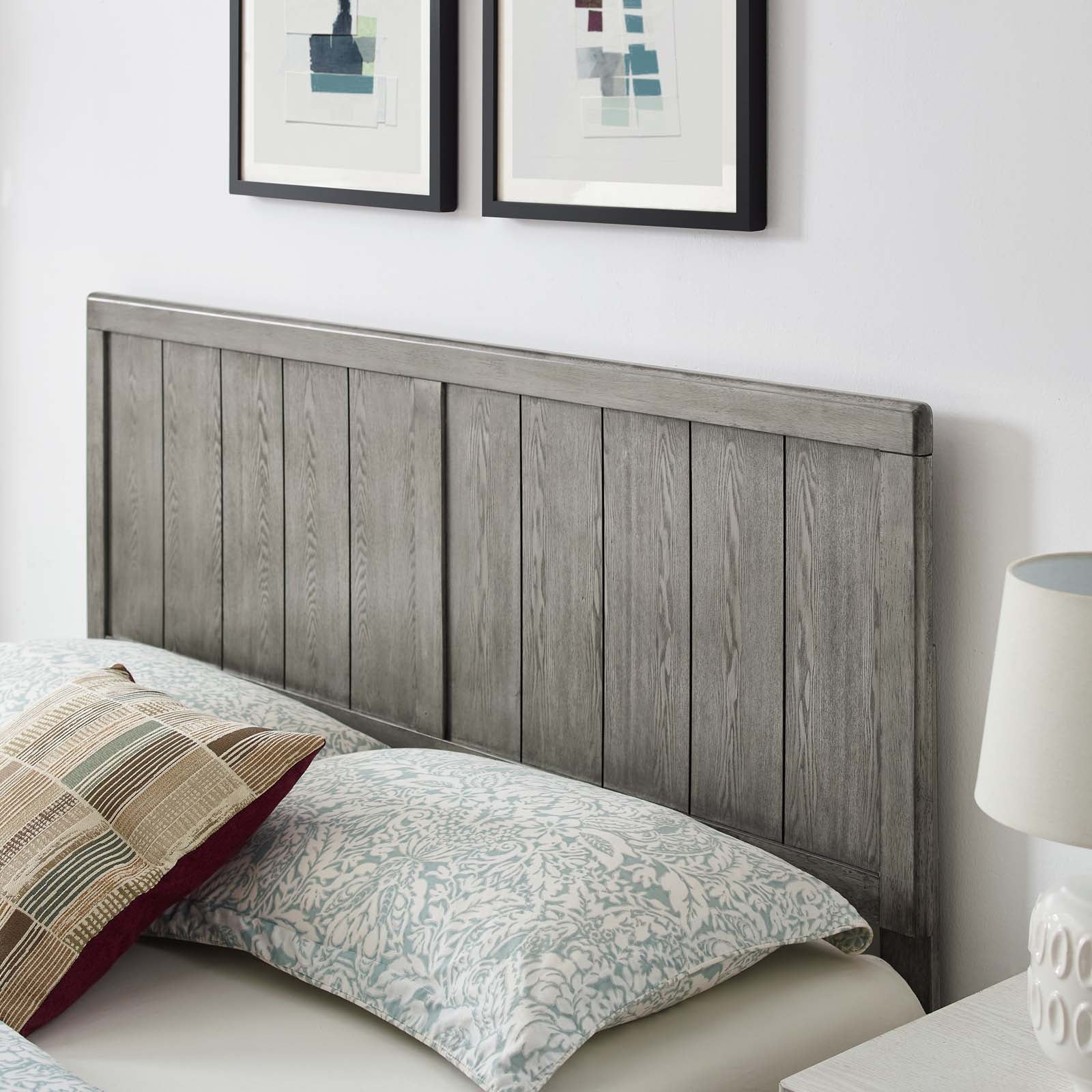 Alana Wood King Platform Bed With Splayed Legs by Modway