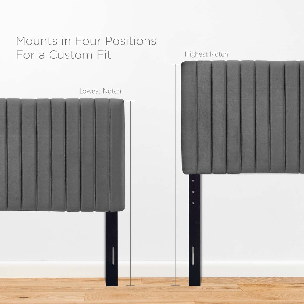 Keira Performance Velvet Twin Headboard by Modway