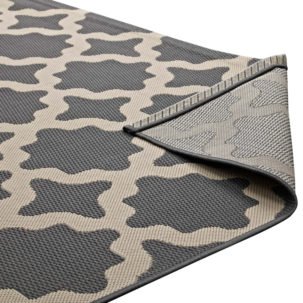 Cerelia Moroccan Trellis Indoor and Outdoor 5x8 Area Rug by Modway