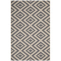 Jagged Geometric Diamond Trellis Indoor and Outdoor 5x8 Area Rug by Modway