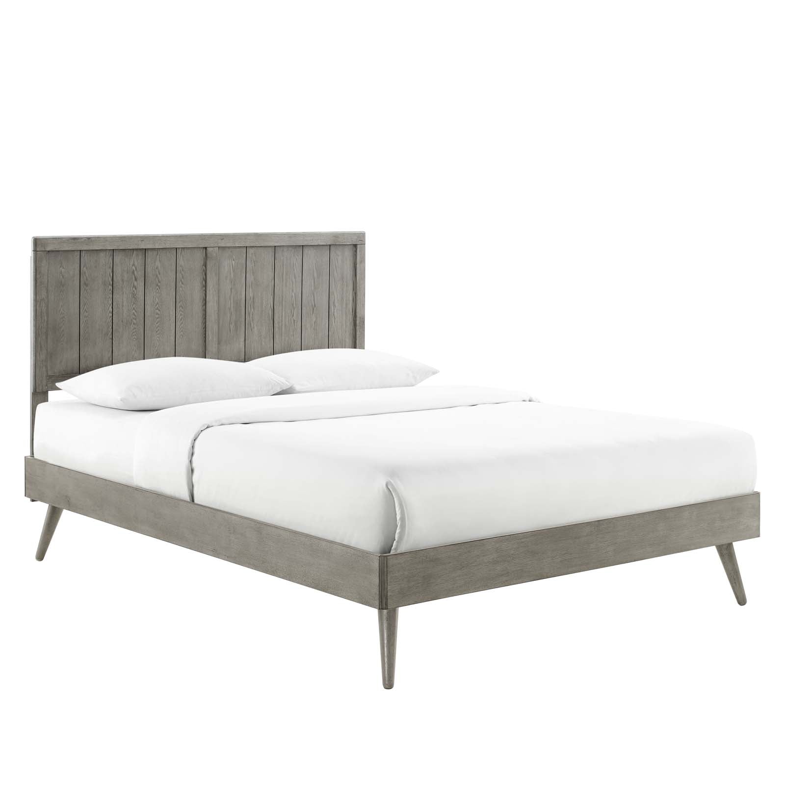 Alana Wood Full Platform Bed With Splayed Legs by Modway