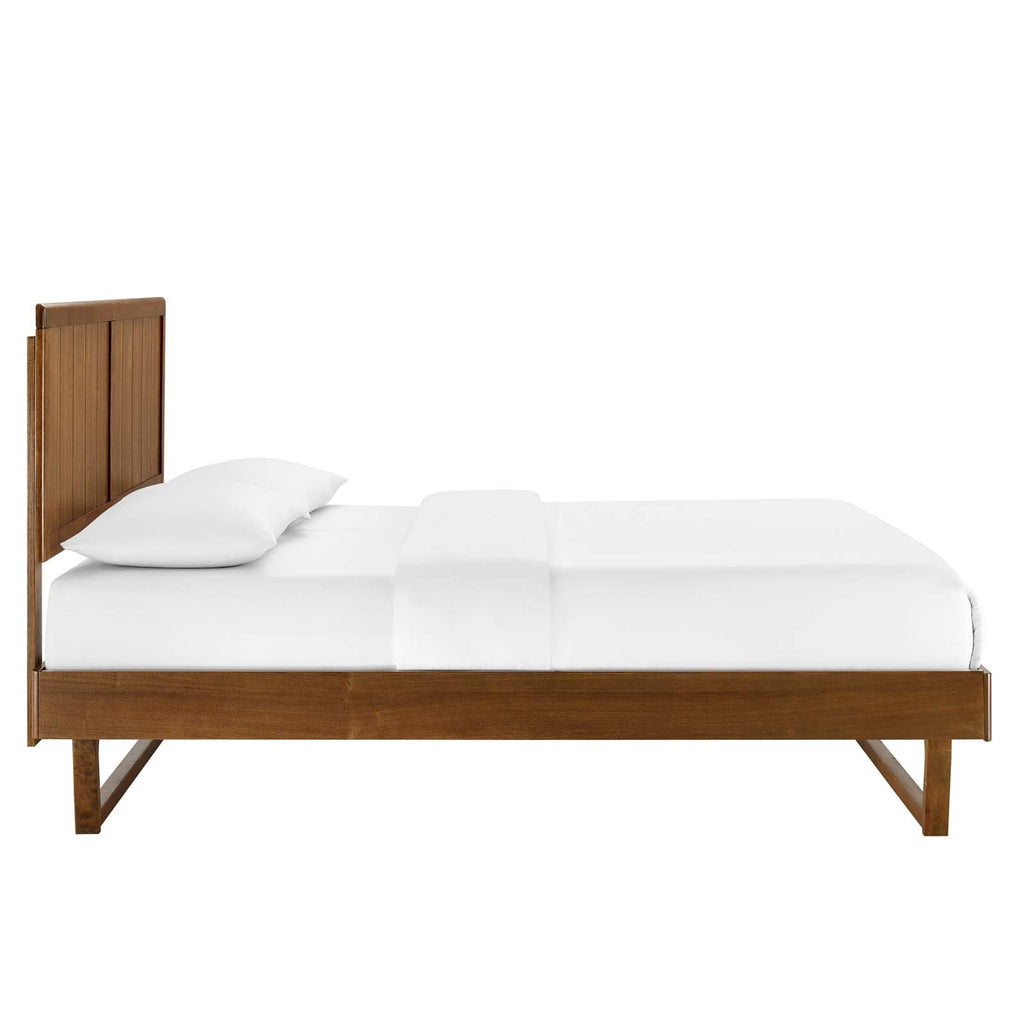 Alana Wood Queen Platform Bed With Angular Frame by Modway