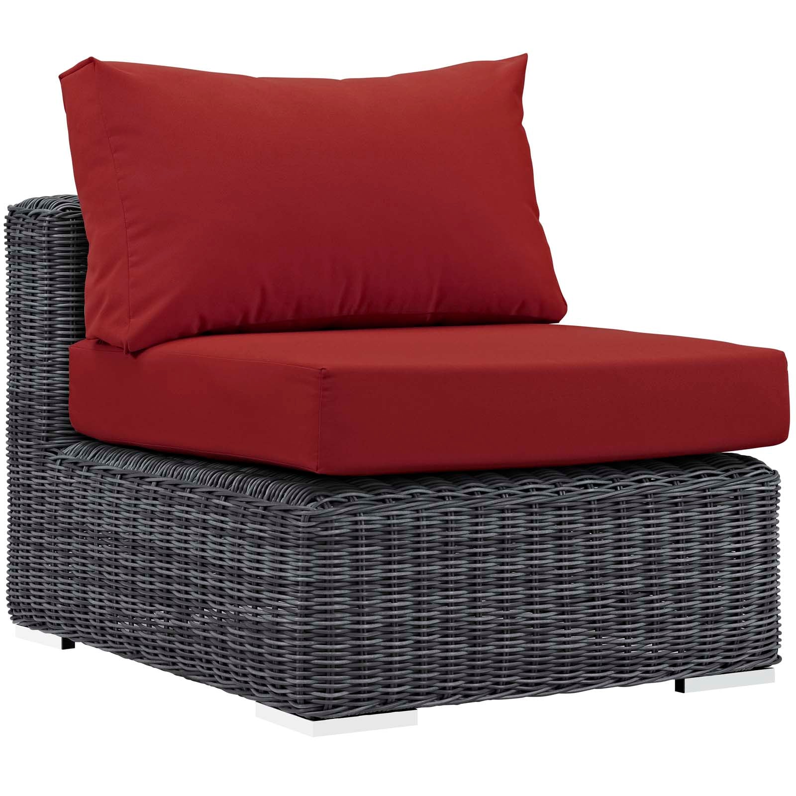 Summon 7 Piece Outdoor Patio Sunbrella¨ Sectional Set by Modway