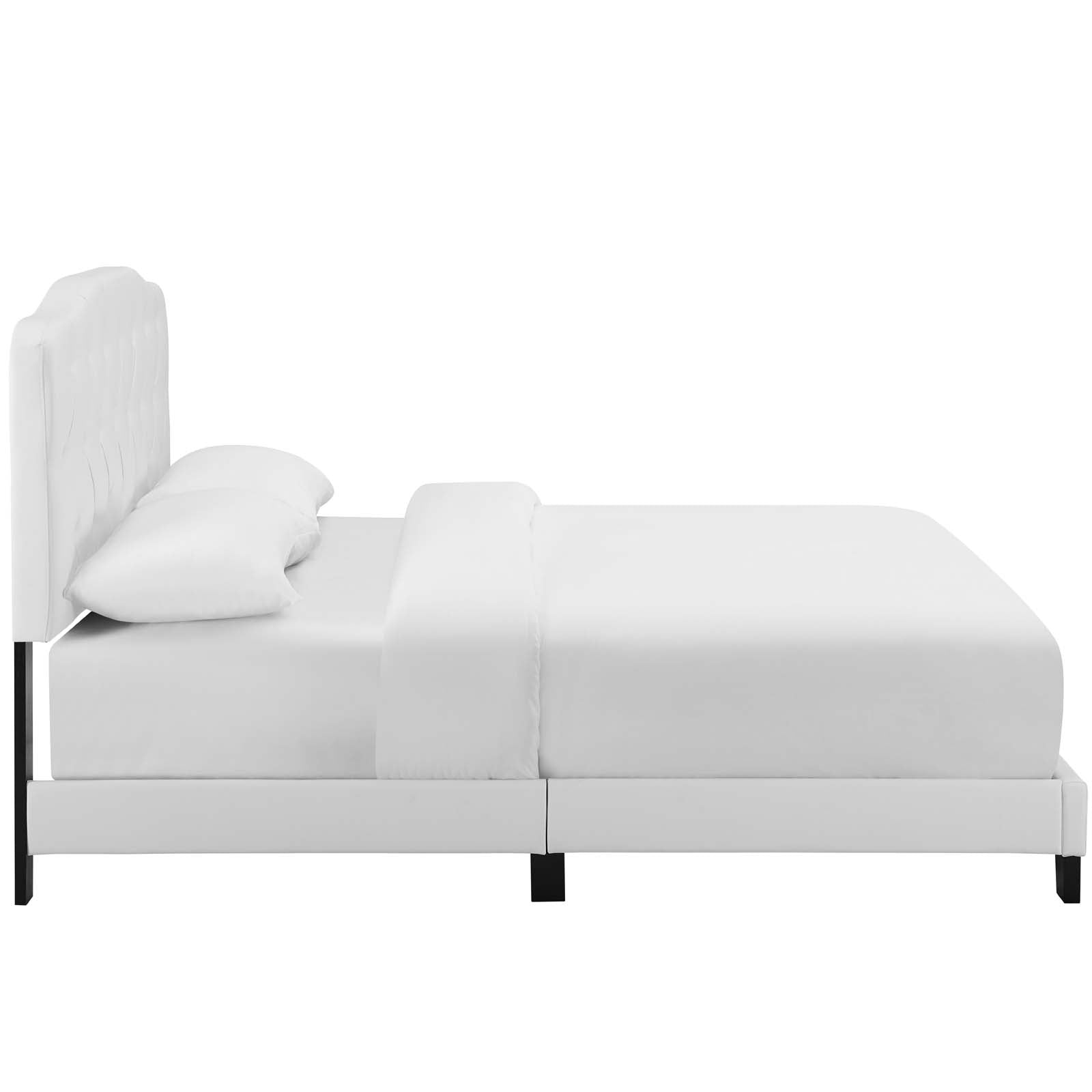 Amelia Faux Leather Queen Bed by Modway