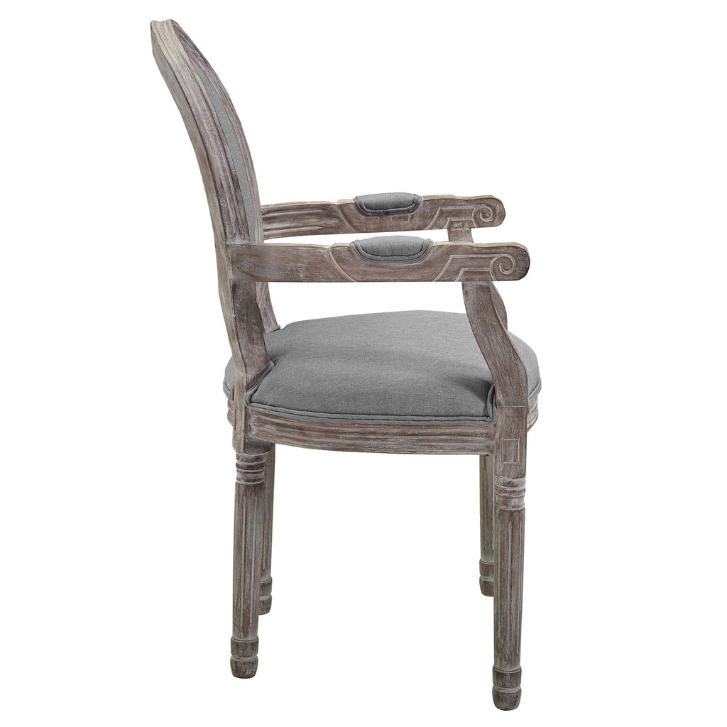 Emanate Upholstered Fabric Dining Armchair Set of 4 by Modway