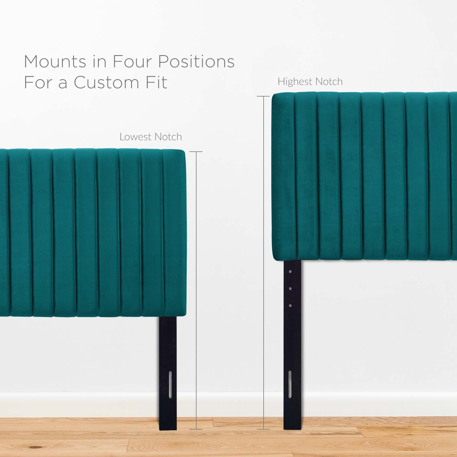 Keira Performance Velvet Twin Headboard by Modway