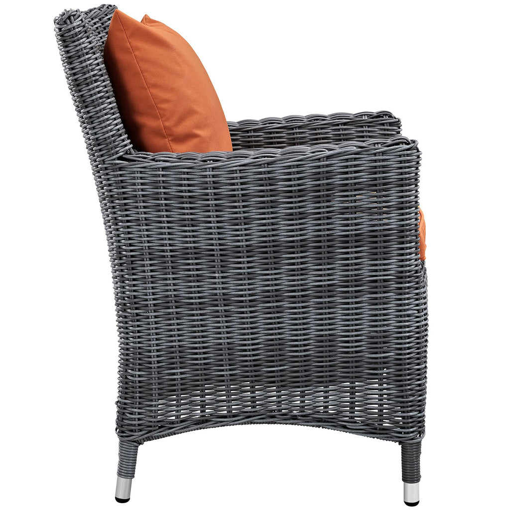 Summon 9 Piece Outdoor Patio Sunbrella¨ Dining Set by Modway