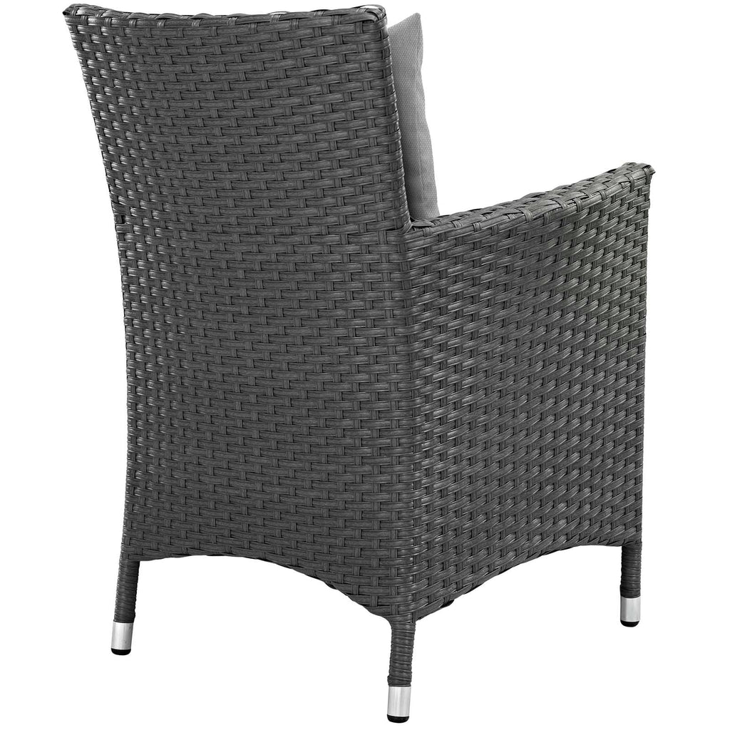 Sojourn 4 Piece Outdoor Patio Sunbrella¨ Dining Set by Modway