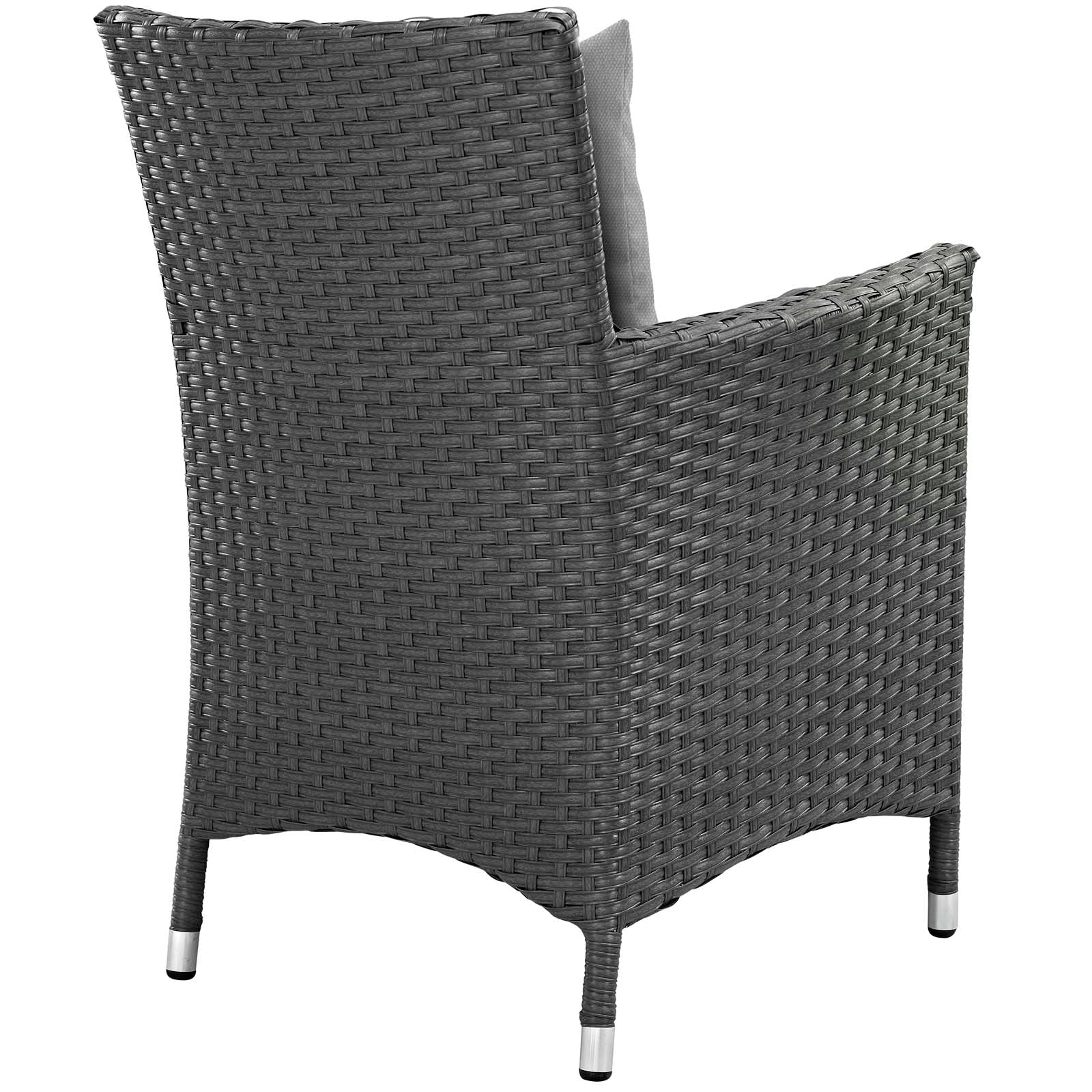 Sojourn 4 Piece Outdoor Patio Sunbrella¨ Dining Set by Modway